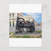 Frühe Dampf-Lokomotive in Cartagena