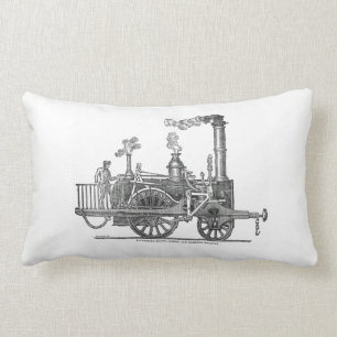 Frühe Dampflokomotive Lendenkissen