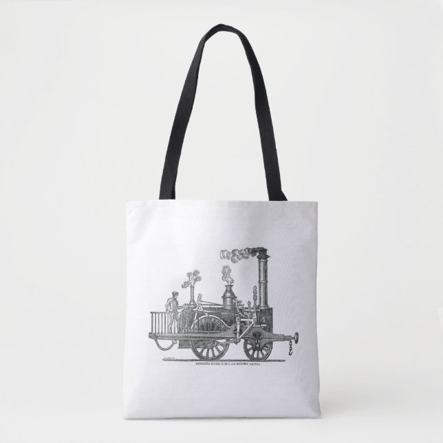 Frühe Dampflokomotive Tasche (Vorderseite)