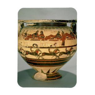 Frühe korinthische Schwarzzahl Spalte-krater Magnet