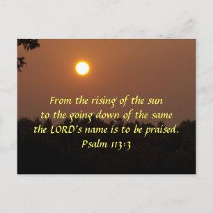 Frühe Morgendämmerung Ende Juni Postkarte