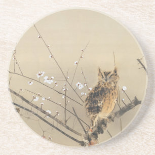 Frühe Pflaumenblüten von Nishimura Goun, Vintage E Getränkeuntersetzer