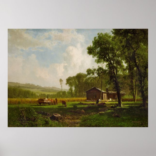 Frühe Siedler (1861) Poster (Vorne)