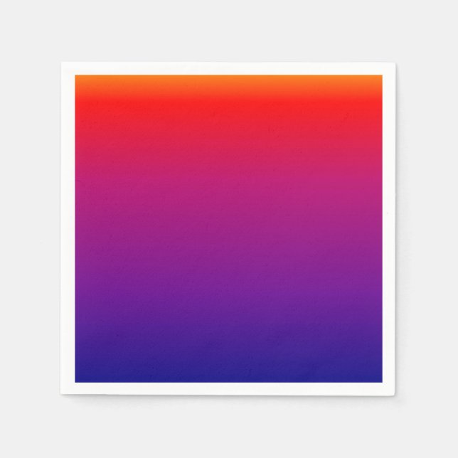 Frühe Sonnenuntergänge Serviette (Vorderseite)