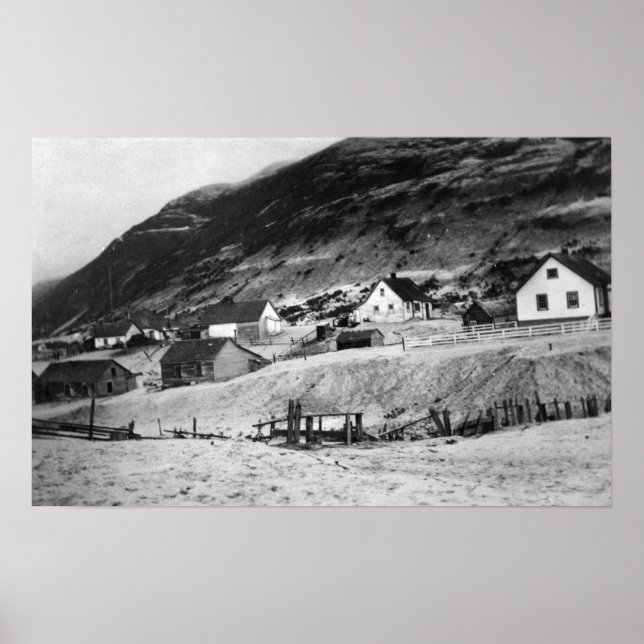 Frühe Szene von Kodiak, Alaska-Foto Poster (Vorne)