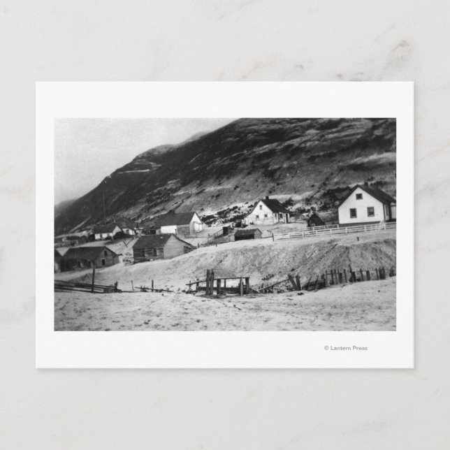 Frühe Szene von Kodiak, Alaska-Foto Postkarte (Vorderseite)