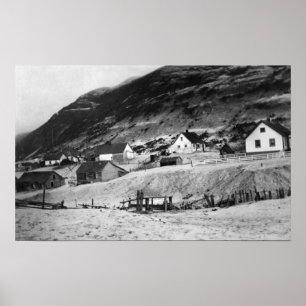 Frühe Szene von Kodiak, Alaska-Fotografie Poster