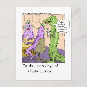 Frühe Tage des Essens in sonnigen Geschenken und T Postkarte