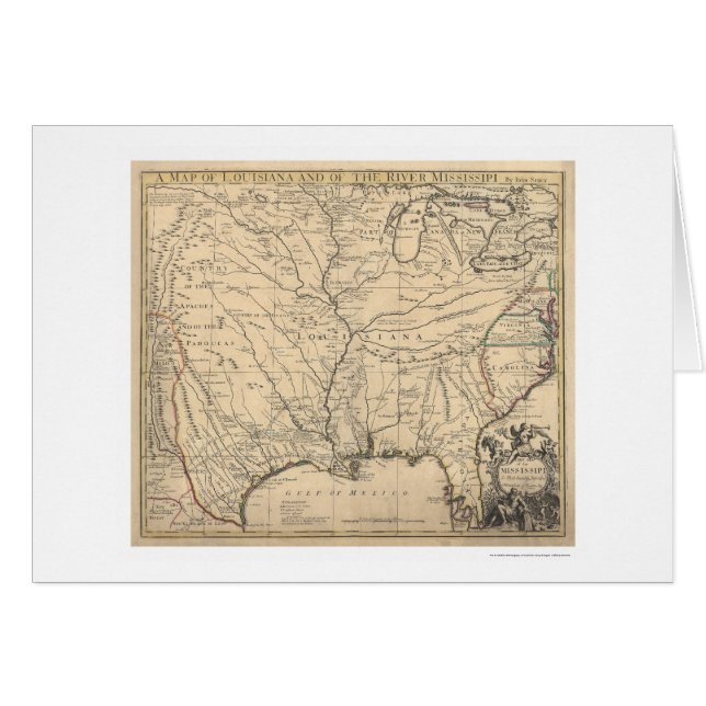 Frühe Vereinigte Staaten zeichnen durch Senex 1721 (Vorderseite (Horizontal))