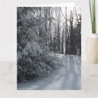 Frühe Wintervormitte - Blankenkarte