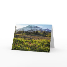 Früher Abend auf dem Berg Rainier