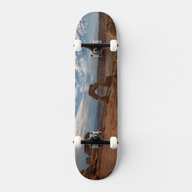 Früher Morgen am empfindlichen Bogen Skateboard (Vorderseite)