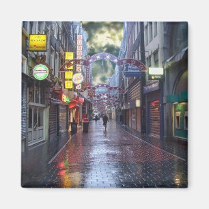 Früher Morgen-Regen -- Amsterdam im November Magnet