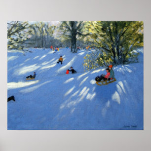 Früher Schnee Darley Park Derby Poster