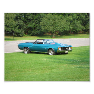 Früher Siebzigerjahre Chevy Chevelle Foto-Druck Fotodruck