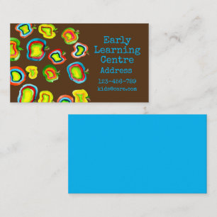 Früheres Lernen Die Business Card für Tagespfleg Visitenkarte