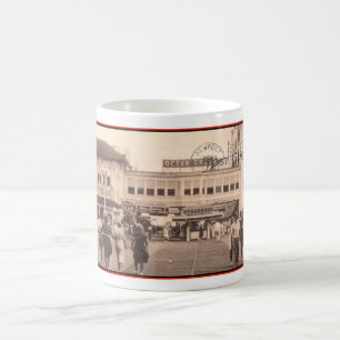 FRÜHES 20. JH. ATLANTIC CITY BILD KAFFEETASSE