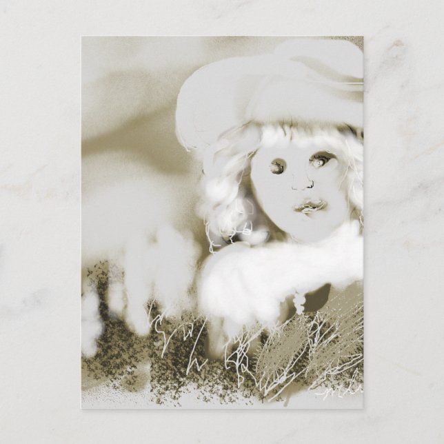 frühes Staunen Postkarte (Vorderseite)