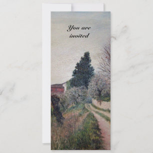 FRÜHESTFRÜHSTÜCKSSPRING LANDSCAPE Party Program Einladung