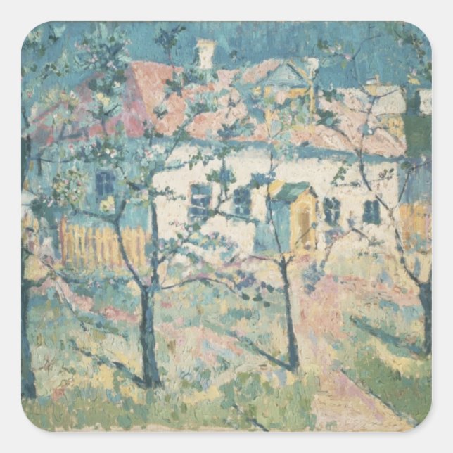 Frühjahr 1904 quadratischer aufkleber (Vorderseite)
