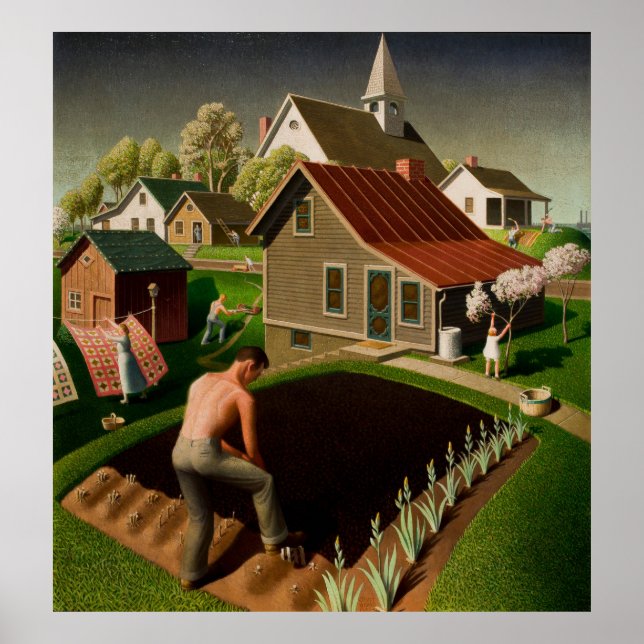 Frühjahr 1941 in der Stadt Poster (Vorne)