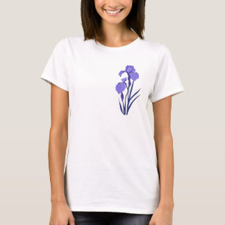 Frühjahr 42 Blume, Linie zeichnend, minimalistisch T-Shirt
