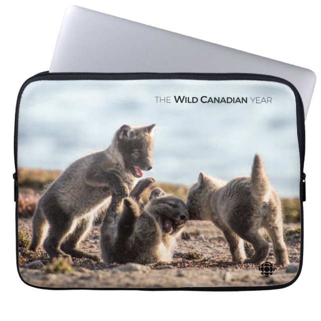Frühjahr - Arctic Fox Laptopschutzhülle (Vorderseite)