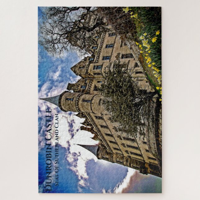 Frühjahr auf Dunrobin Castle, Sutherland Clan (Vertikal)