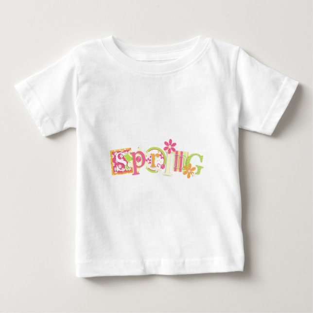 Frühjahr Baby T-shirt (Vorderseite)