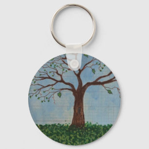 Frühjahr-Baum-themenorientierte Schlüsselkette Schlüsselanhänger