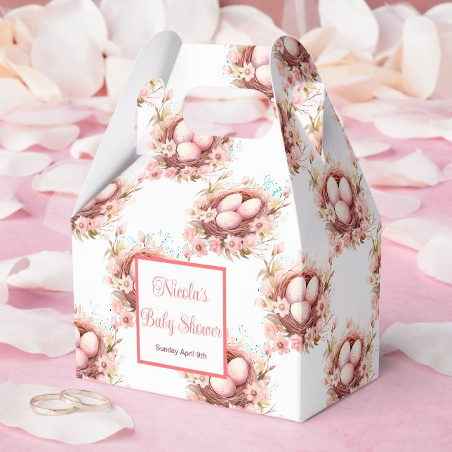 Frühjahr Birds Nest Baby Dusche Geschenkschachtel (Hochzeit)
