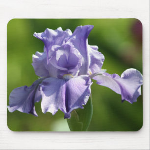 "Frühjahr-Blues-" Iris-Fotografie Mousepad