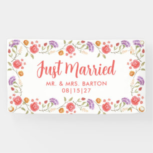 Frühjahr blüht nur verheiratet Auto-Banner Banner