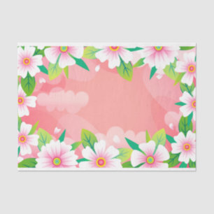 Frühjahr-Blumendesign Serie 19 Seidenpapier