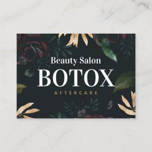 Frühjahr-Botox-Aftercare-Anweisungen Visitenkarte