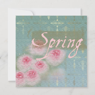 Frühjahr - Einladungskarte