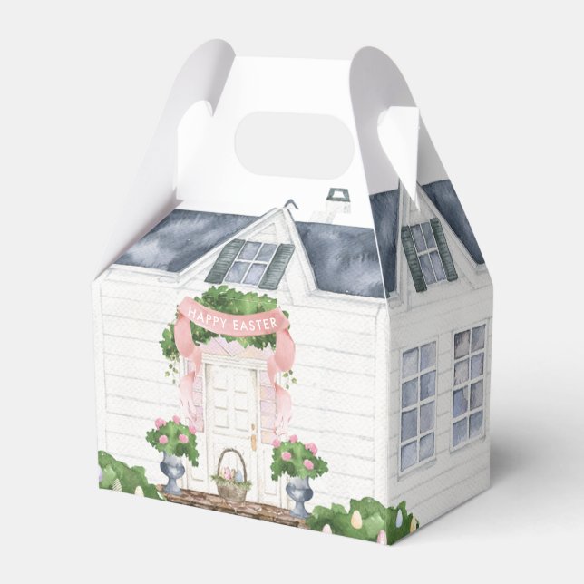 Frühjahr | Frohe Ostern | Haus Geschenkschachtel (Vorderseite)