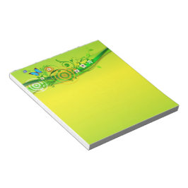 Frühjahr Frosch Notizblock