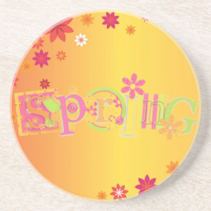 Frühjahr Getränkeuntersetzer