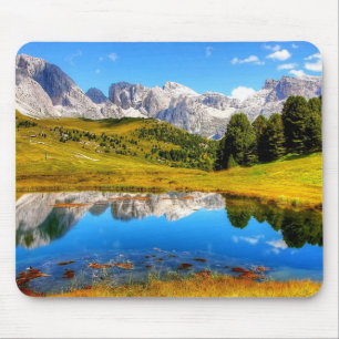 Frühjahr Grünes Foto Frühjahr Berg Mousepad