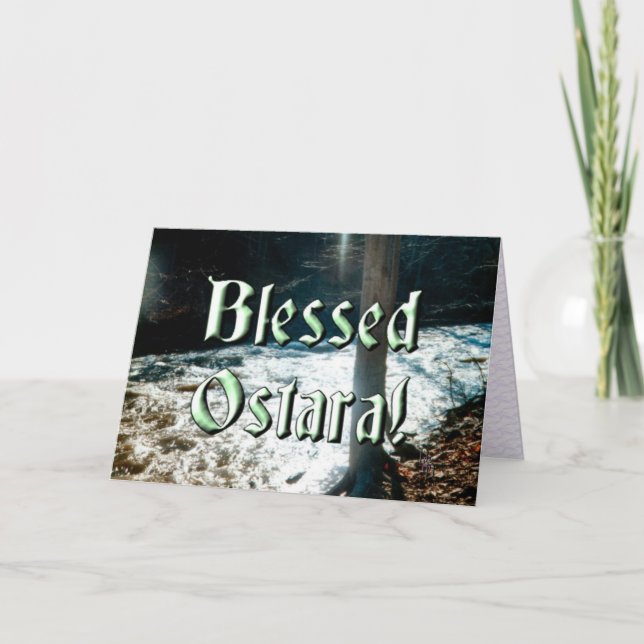 Frühjahr Karte (Vorderseite)