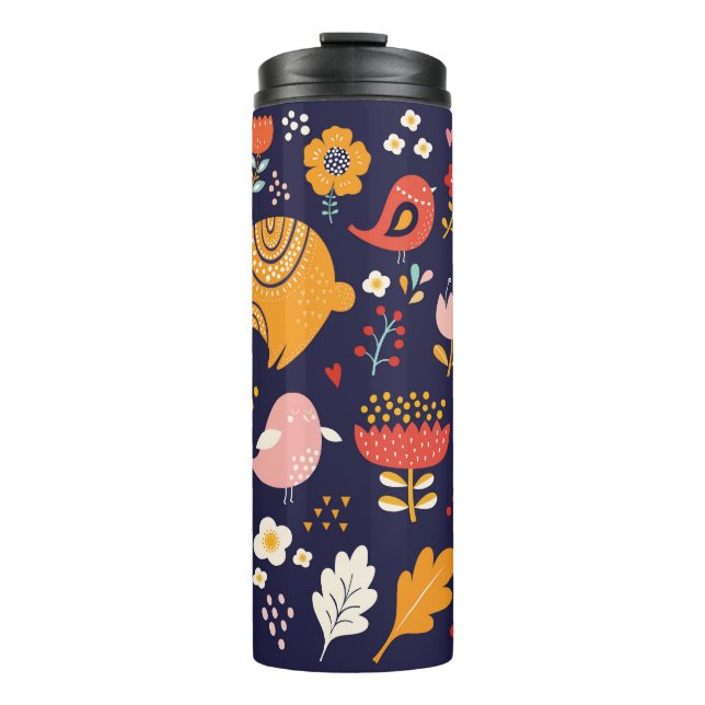 Frühjahr Ostern: Blume, Bollensammlung Thermosbecher (Vorderseite)