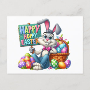 Frühjahr Ostern Handout - sehen Sie zurück! Postkarte