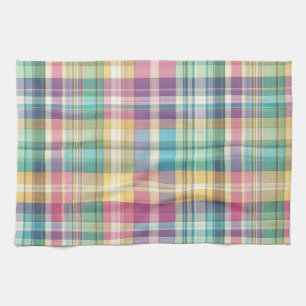 Frühjahr/Osterpaste kariert/Tartan Geschirrtuch
