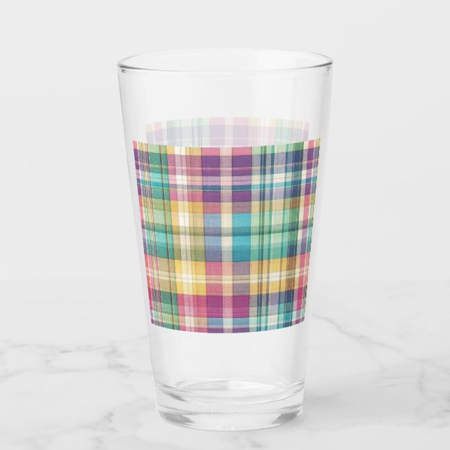 Frühjahr/Osterpaste kariert/Tartan Glas (Vorderseite)