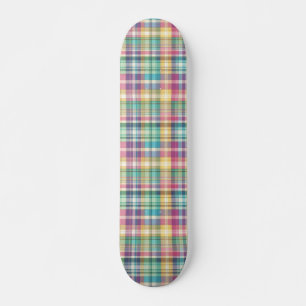 Frühjahr/Osterpaste kariert/Tartan Skateboard