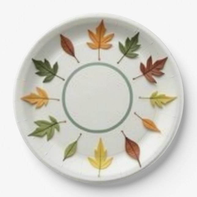 Frühjahr Pappteller (Vorderseite)