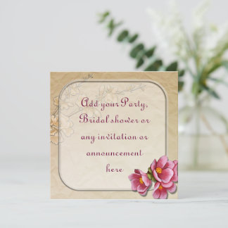 Frühjahr-Party oder Mehrzweckeinladung Einladung