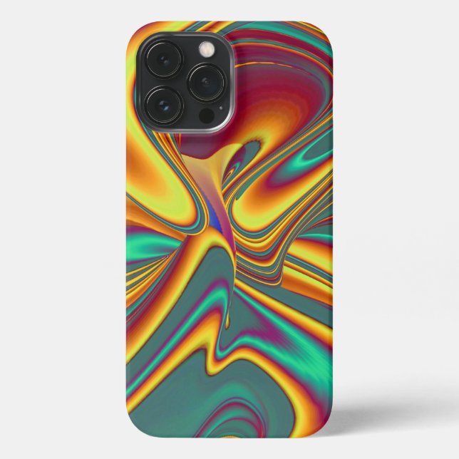 Frühjahr Sommer Blume Magie iPhone 13 Pro Max Hülle (Rückseite)