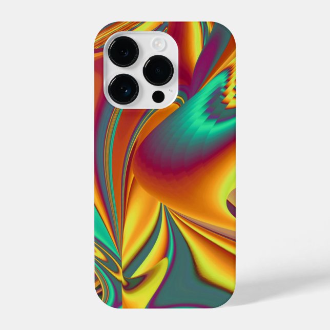 Frühjahr Sommer Blume Magie iPhone 14 Pro Hülle (Rückseite)